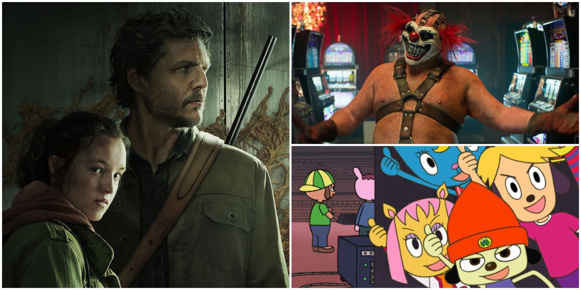Best PlayStation TV Shows- The Last of Us Twisted Metal Parappa the Rapper