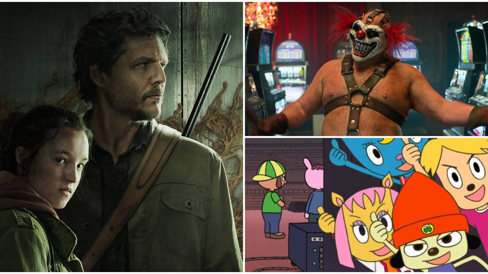 Best PlayStation TV Shows- The Last of Us Twisted Metal Parappa the Rapper