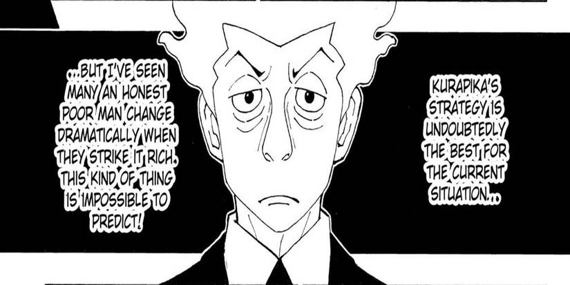 Bill during the Succession Arc in the Hunter x Hunter Manga