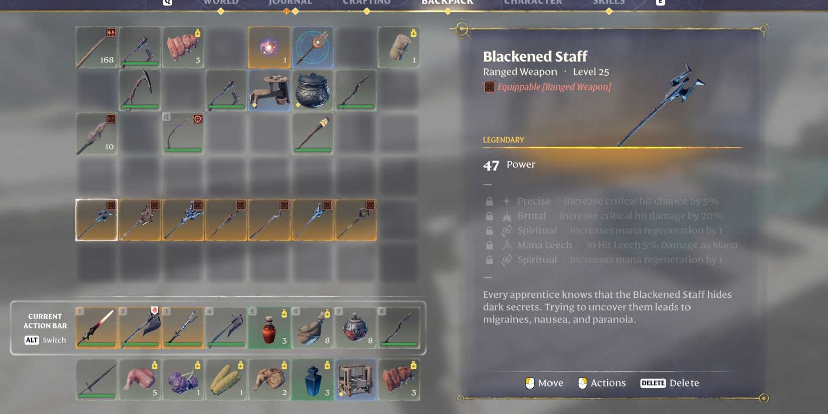 Blackended Staff In Enshrouded