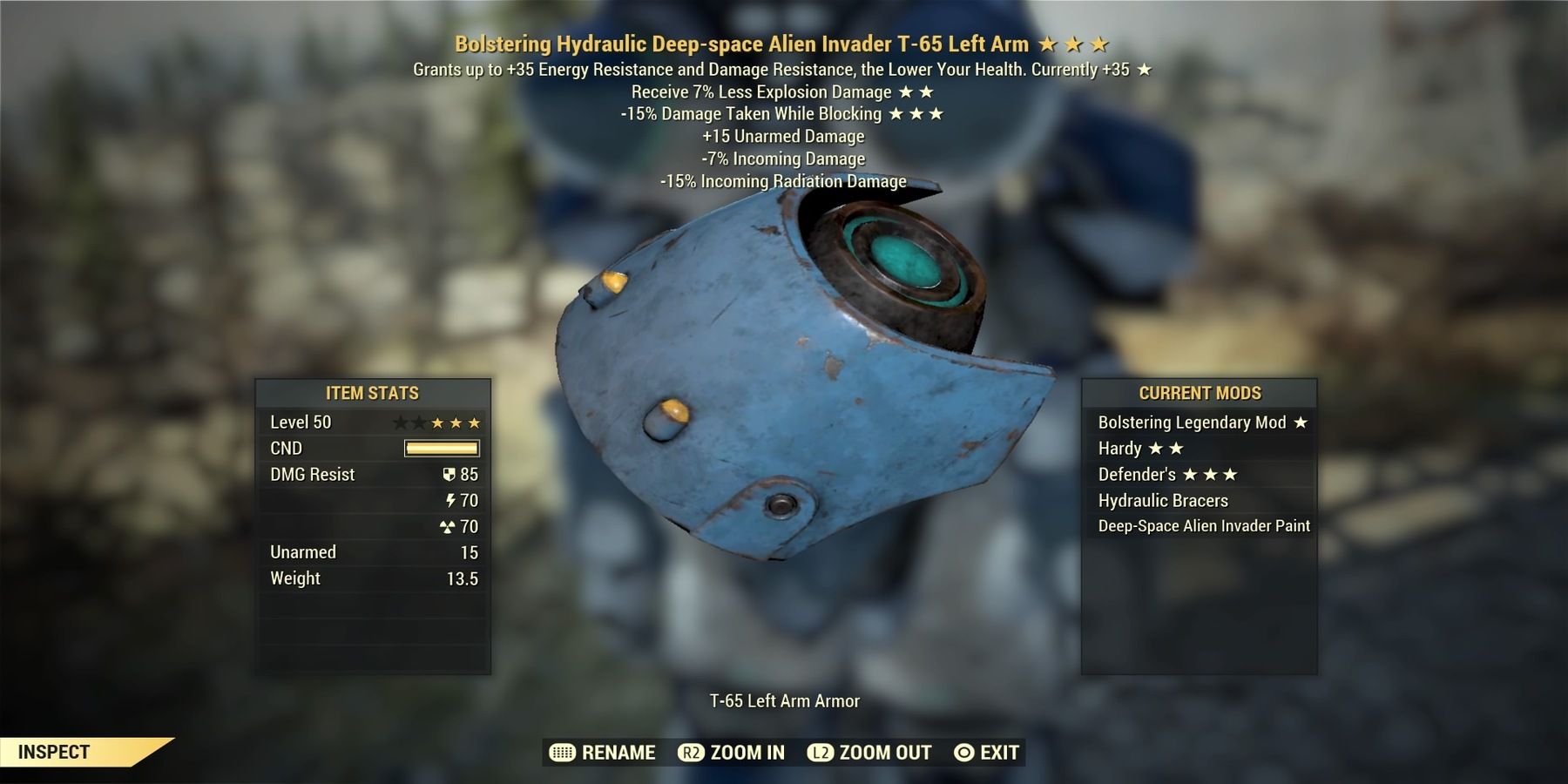 Bolstering Chest Piece in Fallout 76