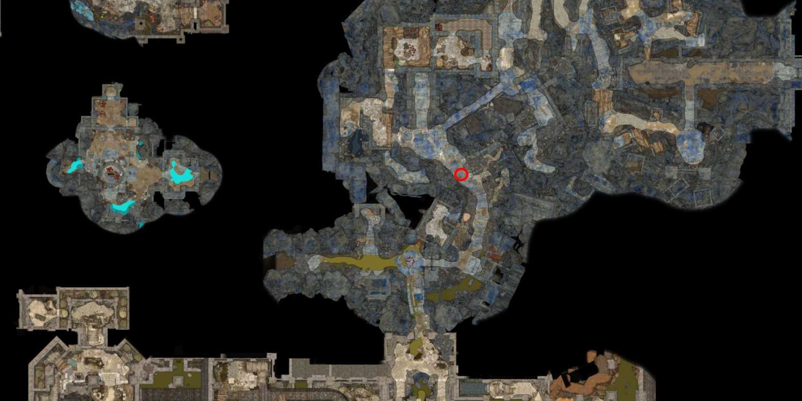 Strangler Luke location on the map in BG3