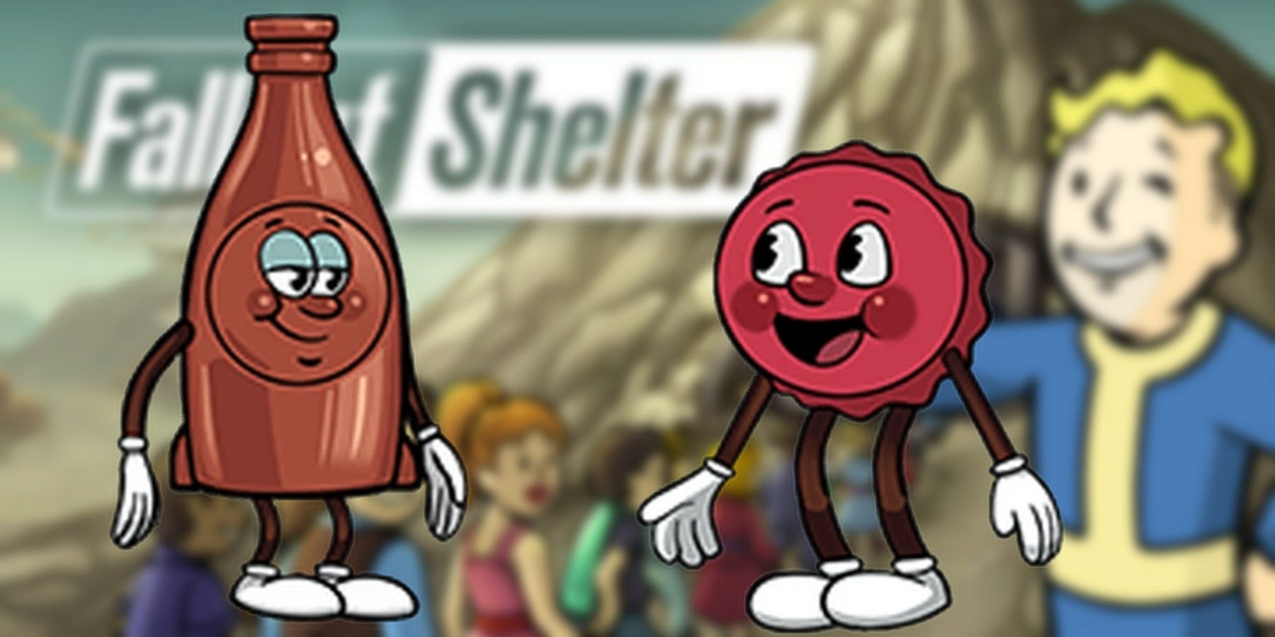bottle and cappy fallout shelter