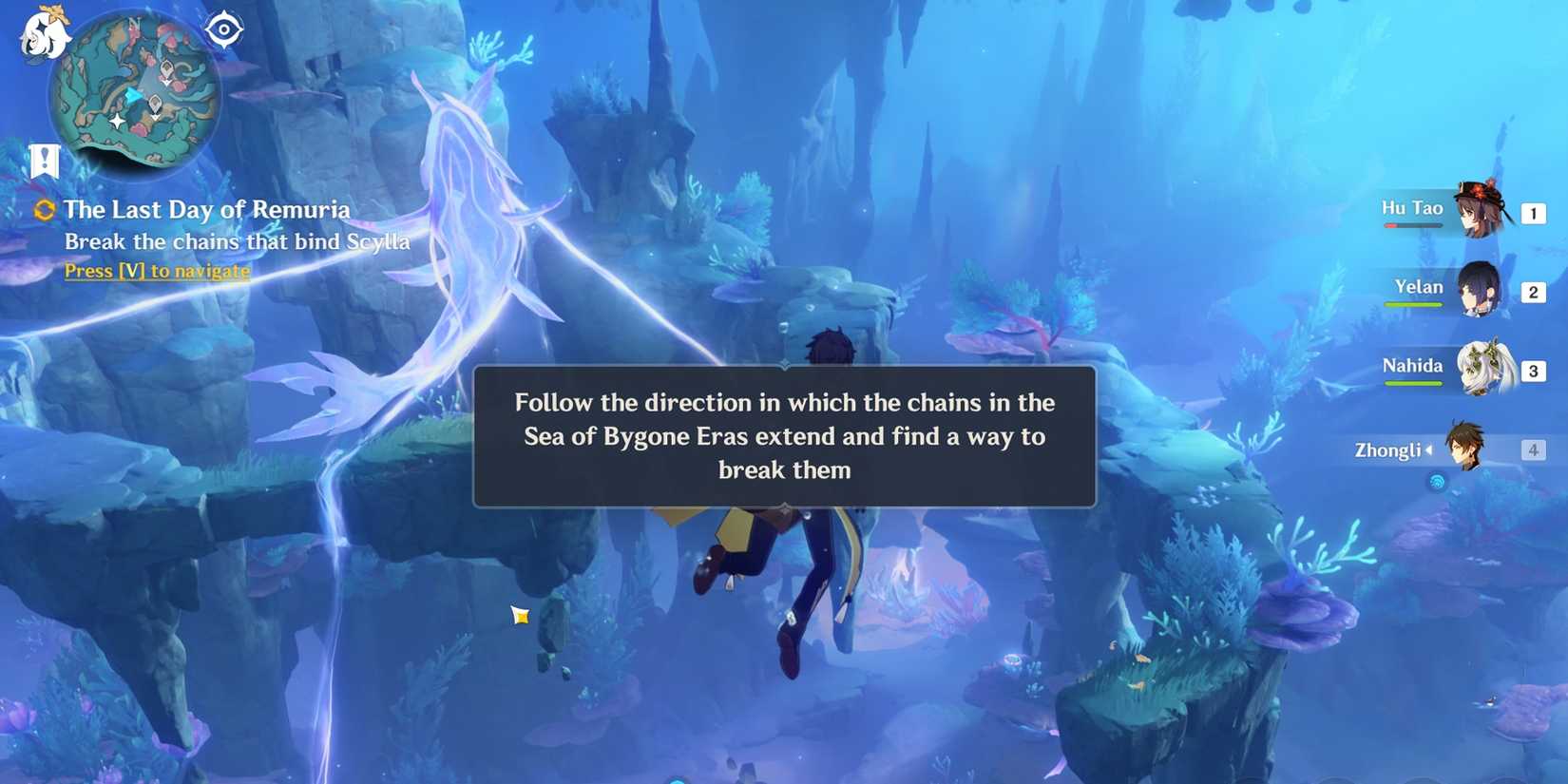 break the chains that bind scylla in genshin impact