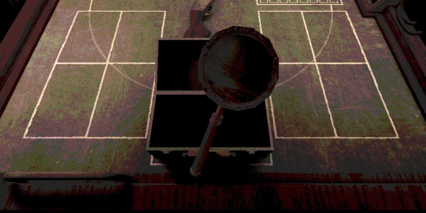 magnifying glass  in Buckshot Roulette 