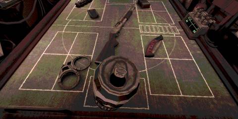 drinking beer  in  Buckshot Roulette 