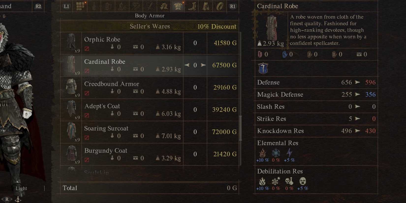 The Cardinal Robe armor in Dragon’s Dogma 2