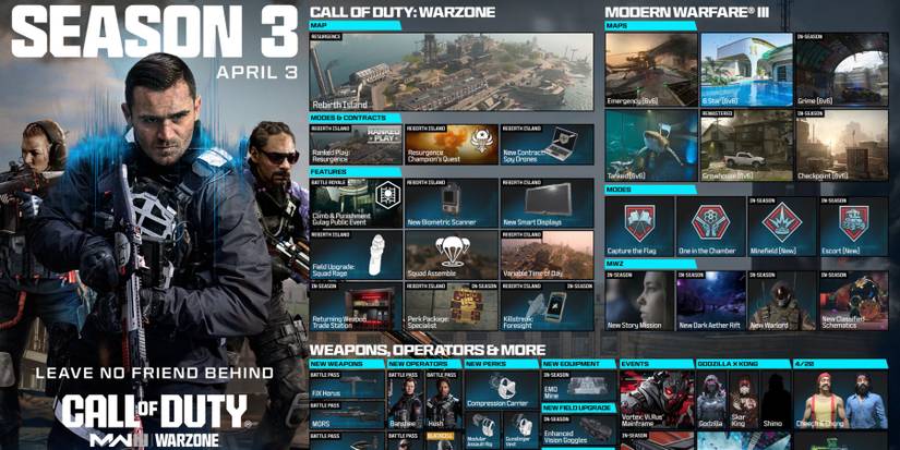 call of duty season 3 release date