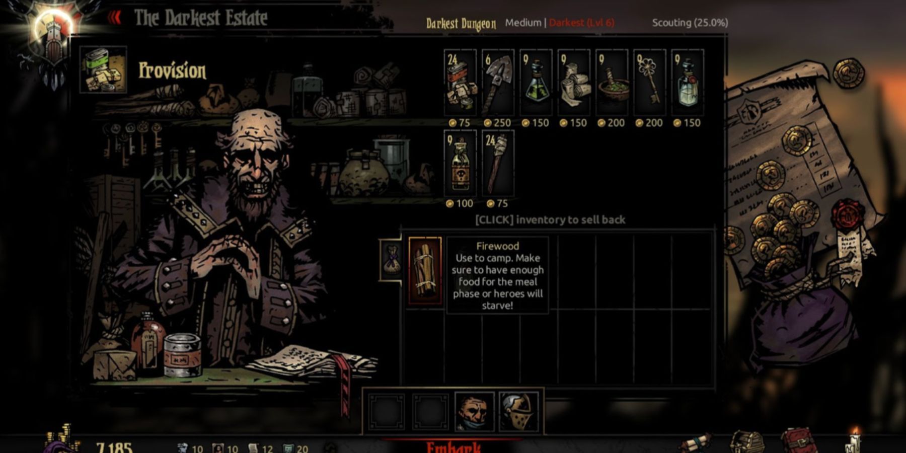 Darkest Dungeon Firewood