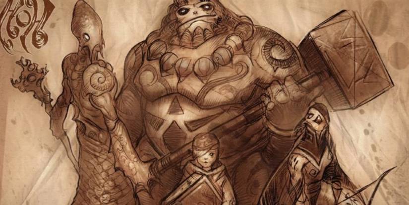 concept art of canceled zelda tactics game