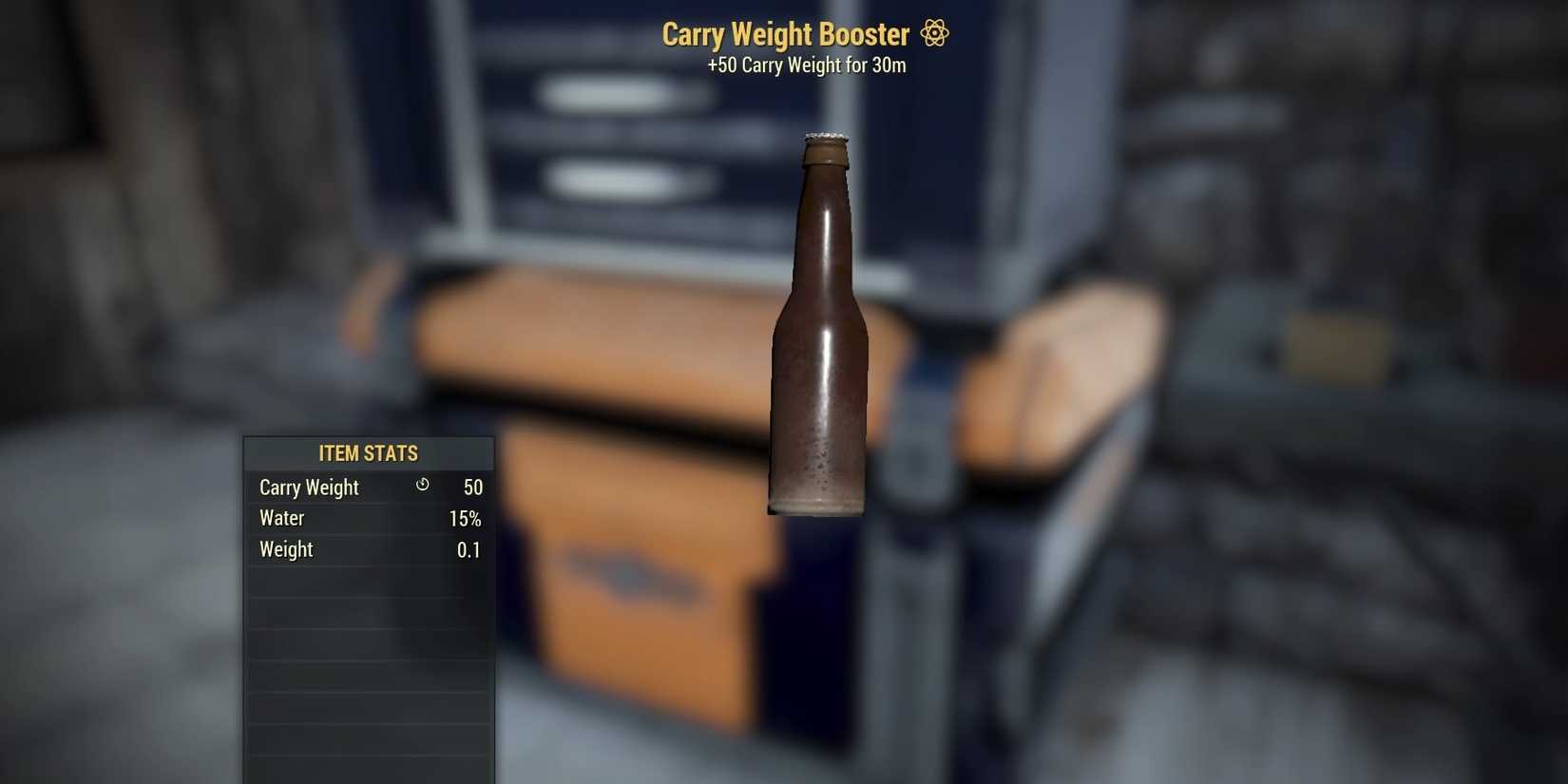 Carry Weight Booster in Fallout 76