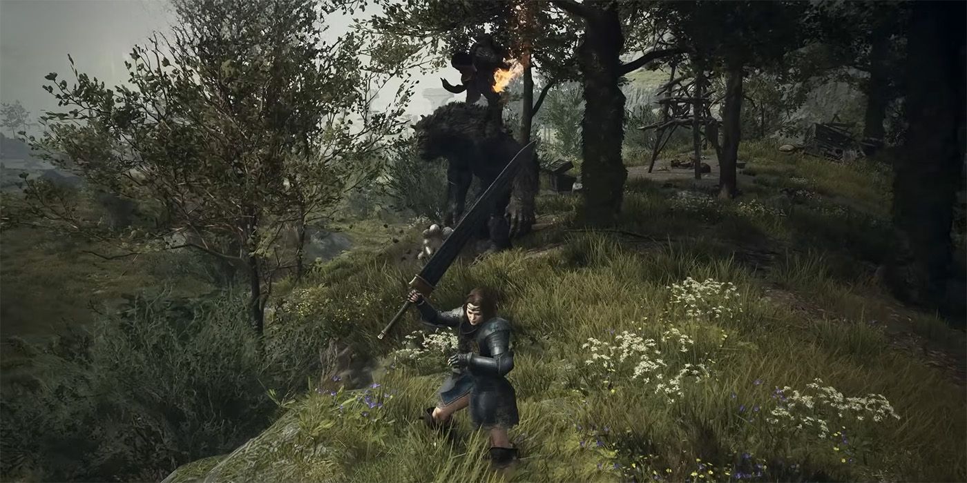 The Arisen using catapult launch in Dragon's Dogma 2