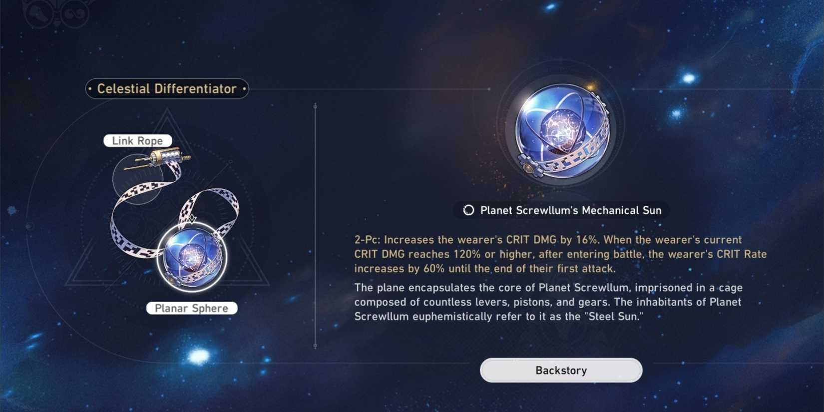 Celestial Differentiator Relic Set