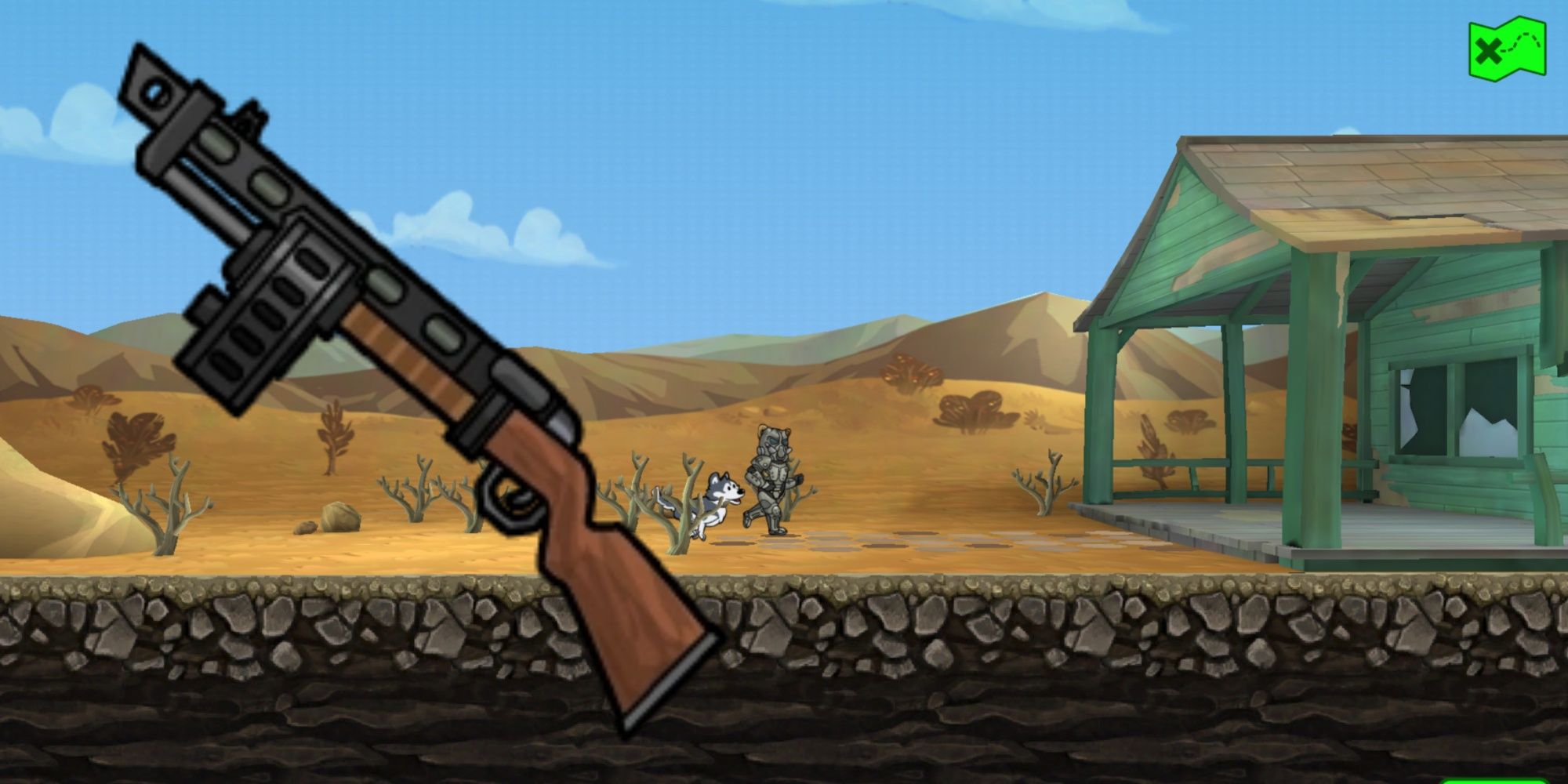 Charons Shotgun Weapon In Fallout Shelter