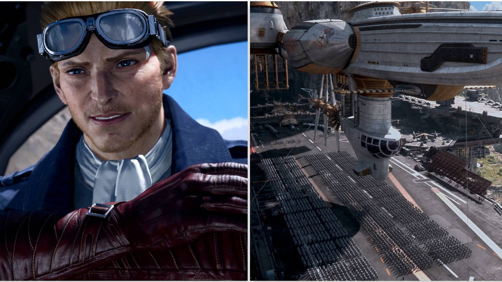 Cid and the Highwind in Final Fantasy 7 Rebirth