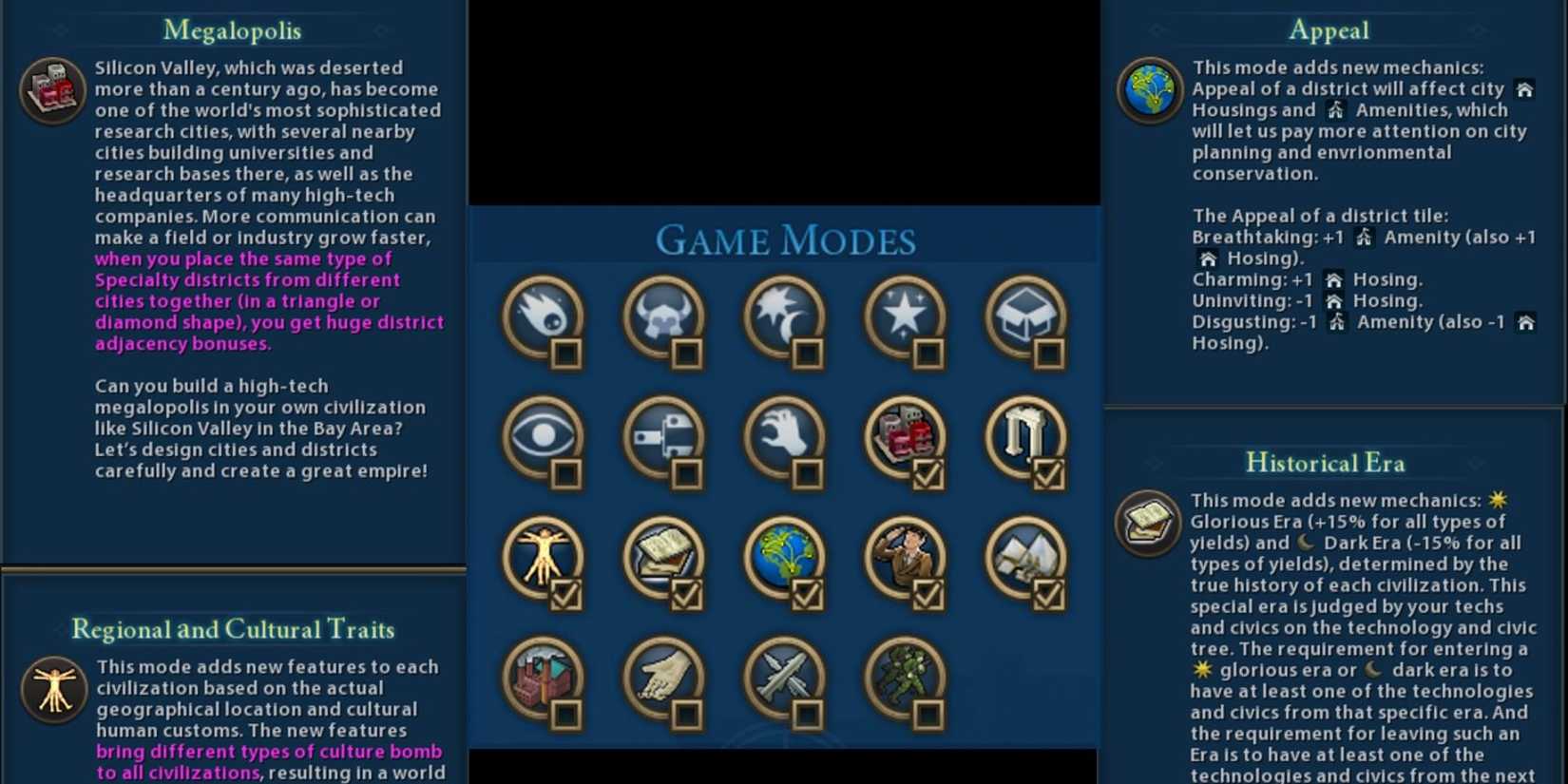 Civilization 6 GoldenAge - Brave New World Mod