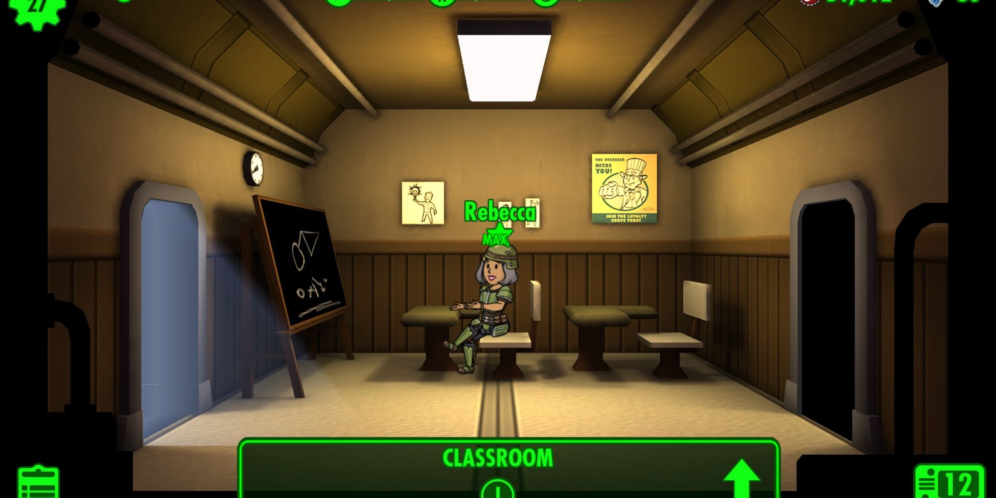 Classroom In Fallout Shelter