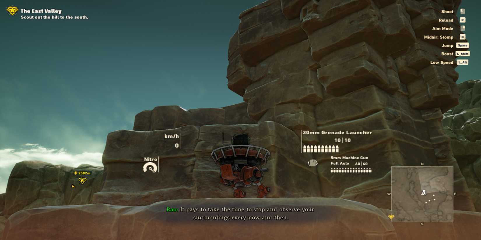 Climbing a Hill in Sand Land