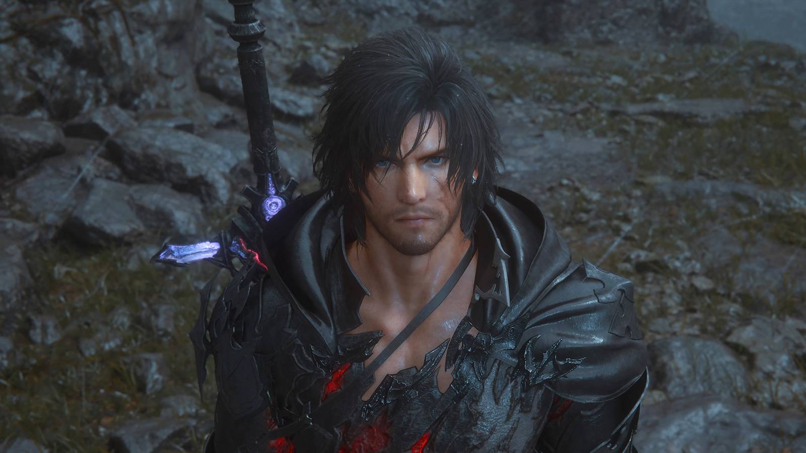 Clive standing in the rain in Final Fantasy 16 The Rising Tide