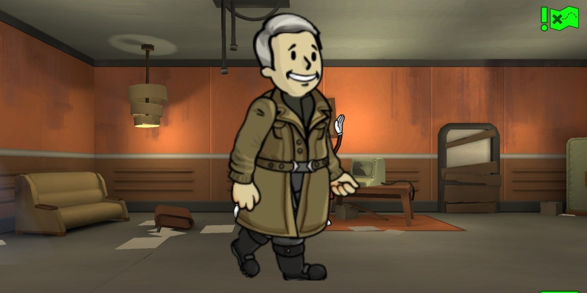 Colonel Autumn Vault Dweller In Fallout Shelter