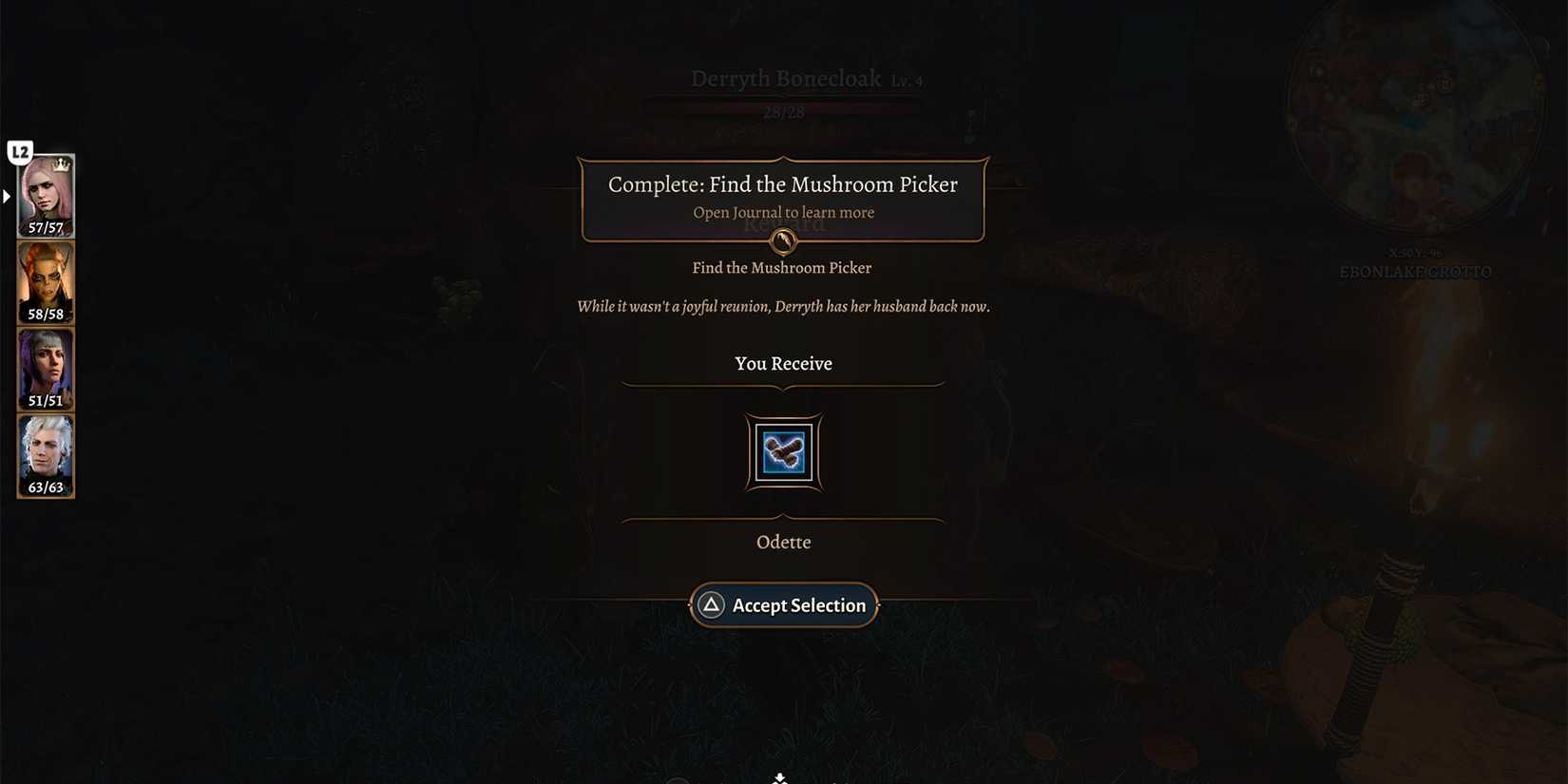 complete find the mushroom picker quest in baldus gate 3