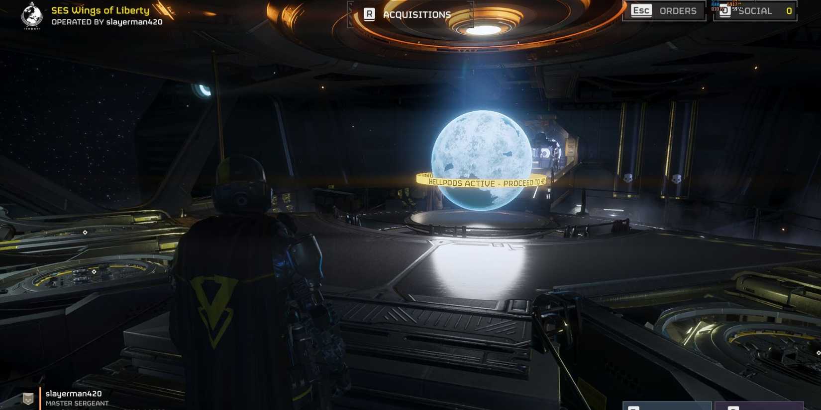 Ship Interior in Helldivers 2