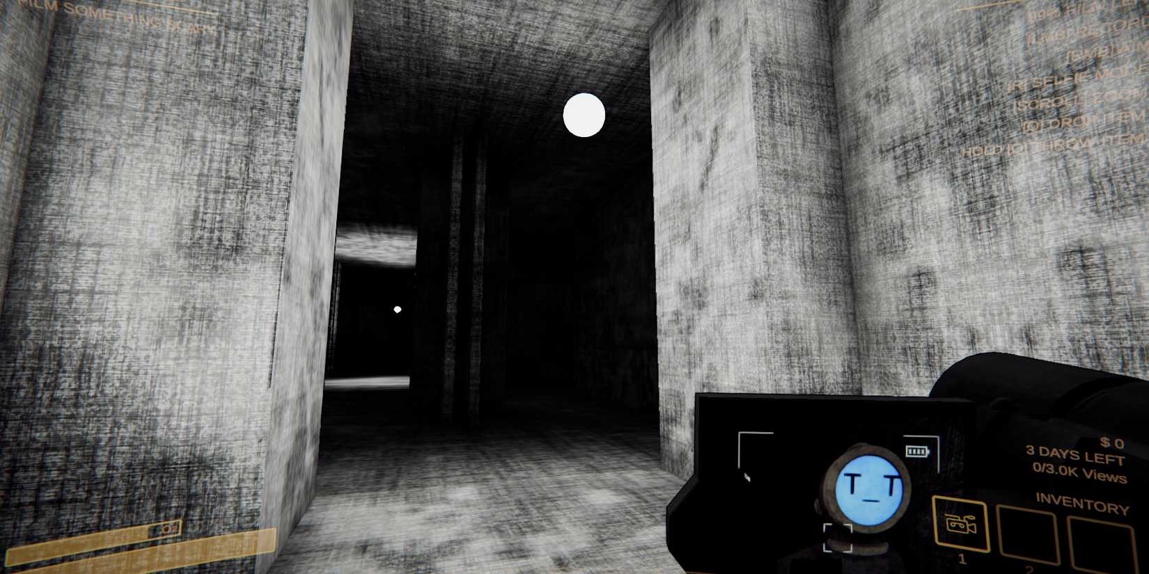 Camera during Content Warning gameplay