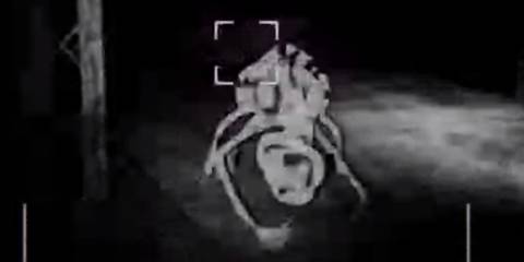 Content Warning, Ear, Monster with an ear for a head caught on camera