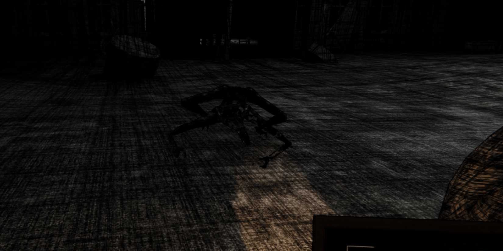 Content Warning, Snatcho, Shadow monster scurrying on all fours