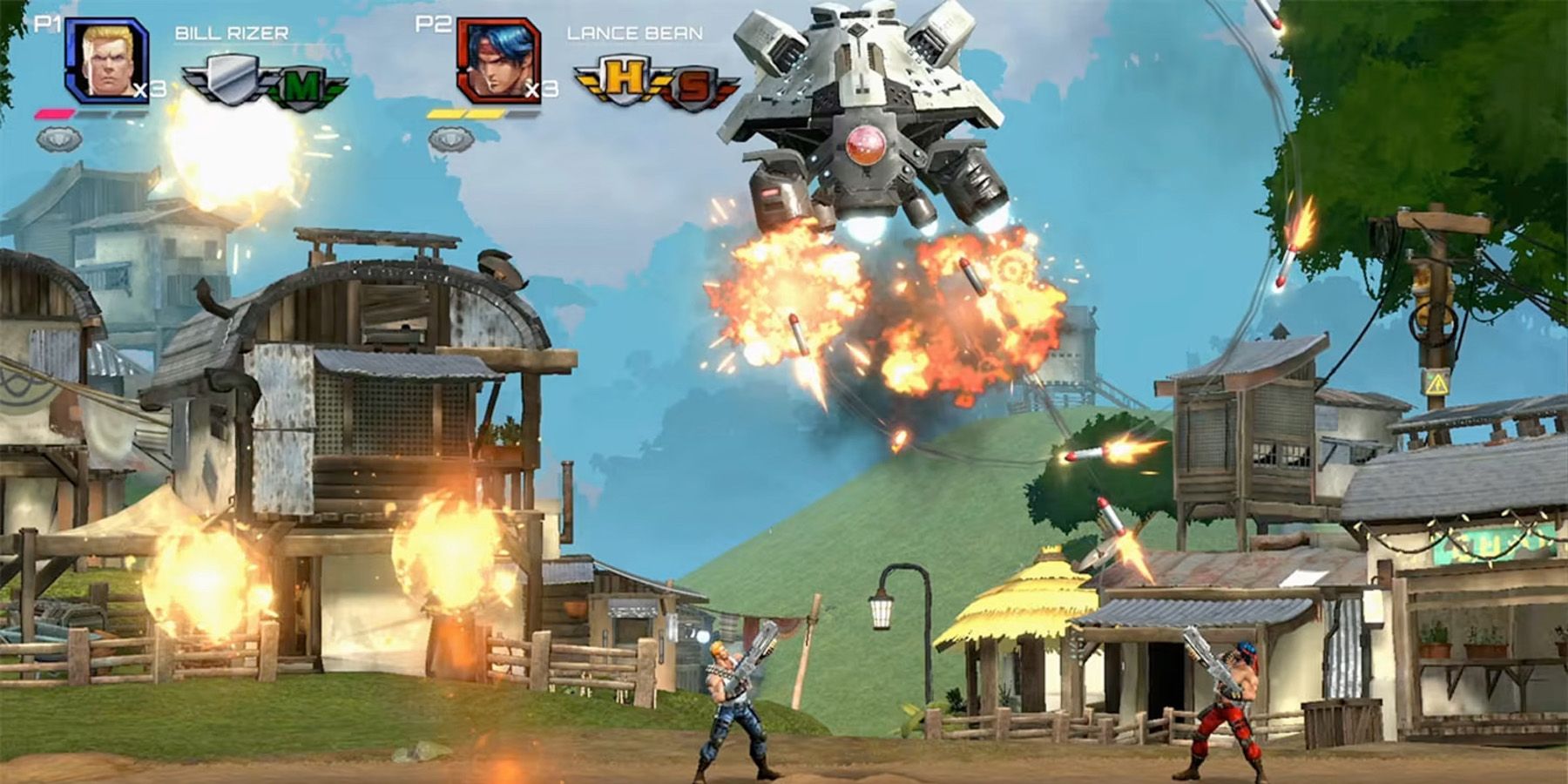 contra operation galuga coop boss