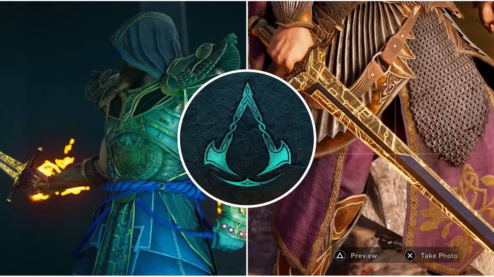 Featured image for Assassin's Creed Valhalla showcasing the Blazing Sword