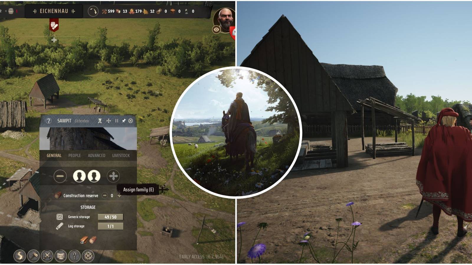 Featured image for Manor Lords showcasing Sawpit and Character