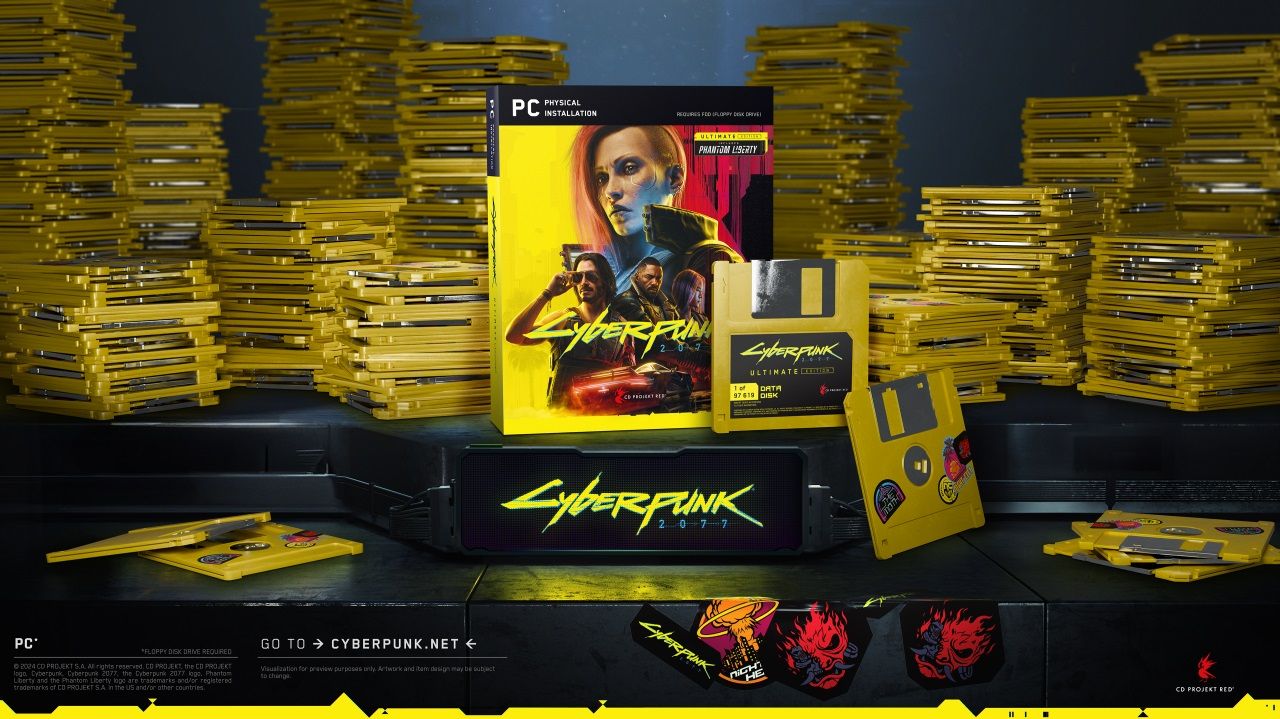 Ограниченное издание Cyberpunk 2077 на дискетах анонсировано в День дурака