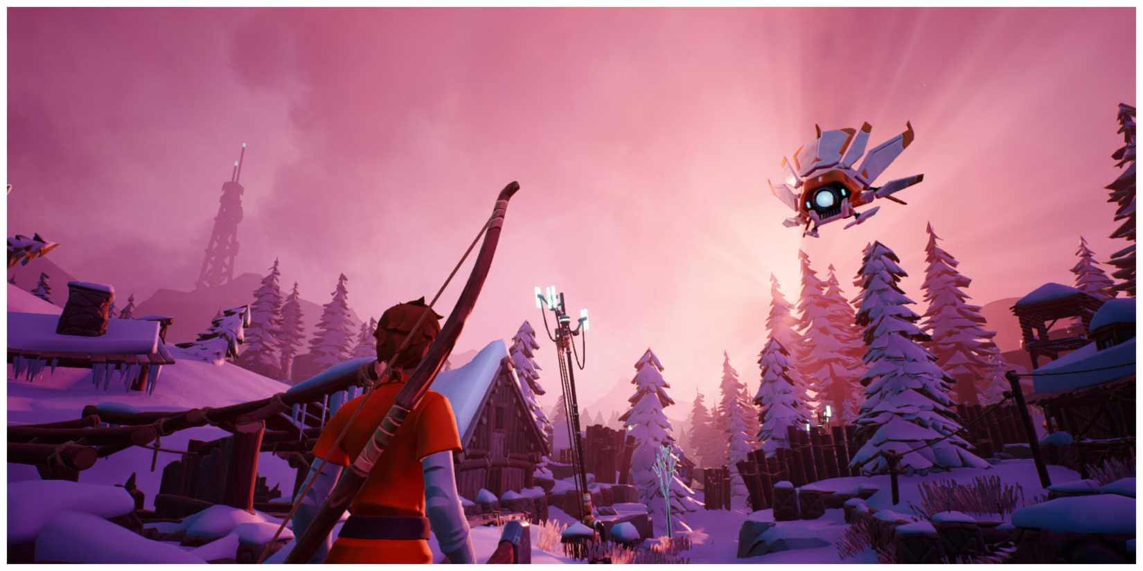 darwin project hero looking up at sky