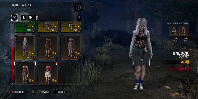 Dead by Daylight Sable Ward Rebel Grrrl Cosmetic