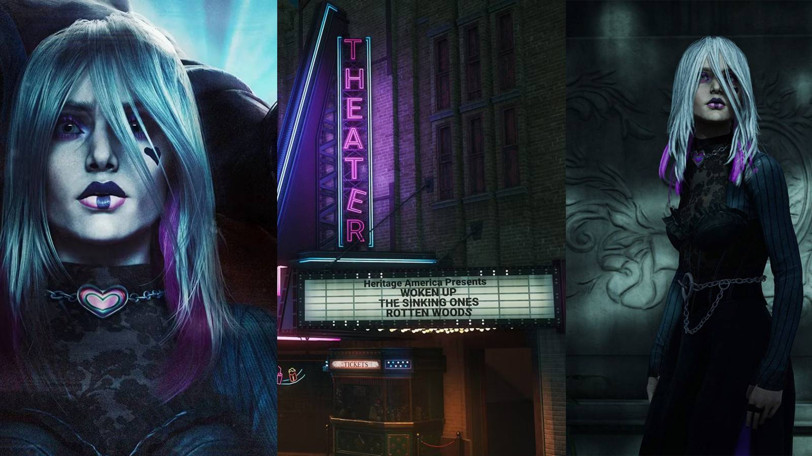 Dead by Daylight: All Sable Ward Cosmetics, Ranked split image Sable and Greenwood Theater