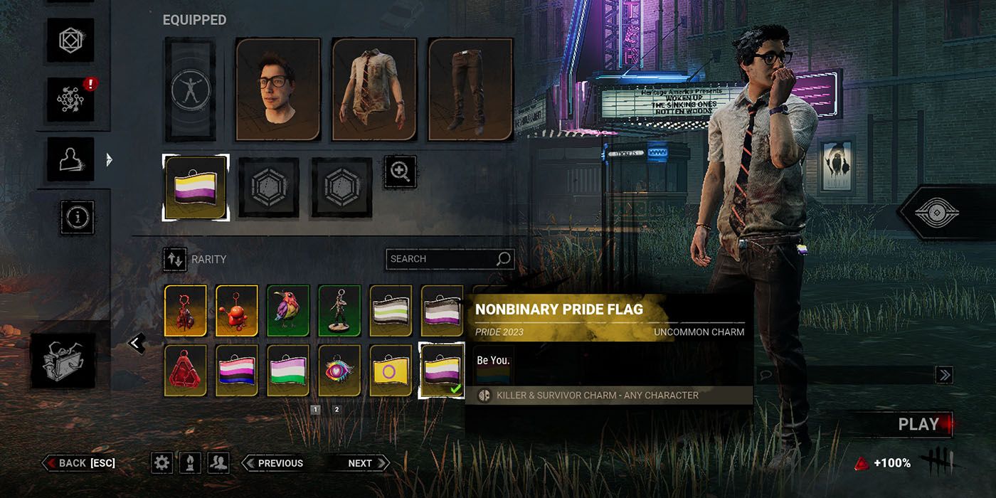 Dead By Daylight Nonbinary Flag