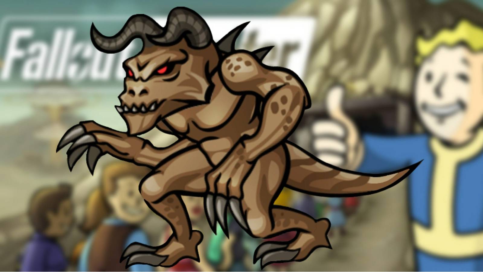 deathclaw in fallout shelter