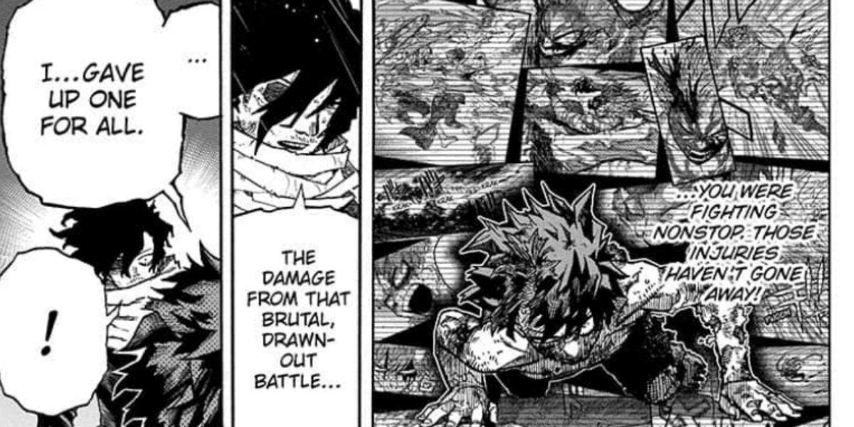 deku gives up all for one my hero academia mha 421