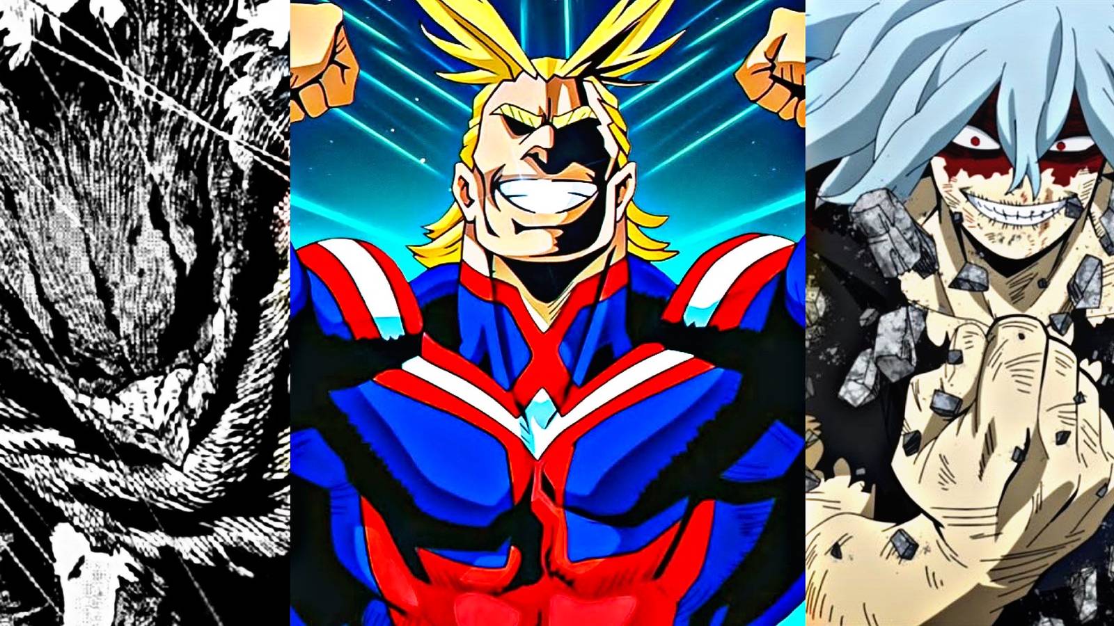 deku shigaraki surpass all might my hero academia mha