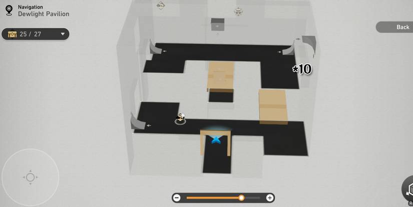 Dewlight Pavilion origami bird location honkai star rail hsr3d room 10