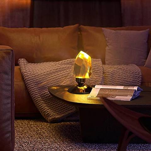 Diamond Lamp 16 Colors Remote Control Crystal Table Lamp