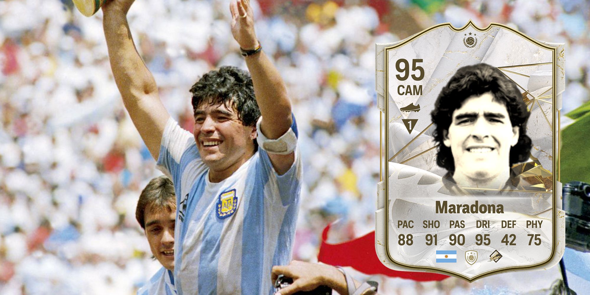 Diego Maradonna EA Sports FC 24 Icon Card