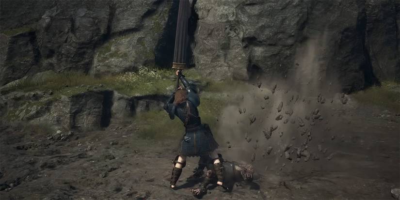 The Arisen using Diluvian Strike in Dragon's Dogma 2