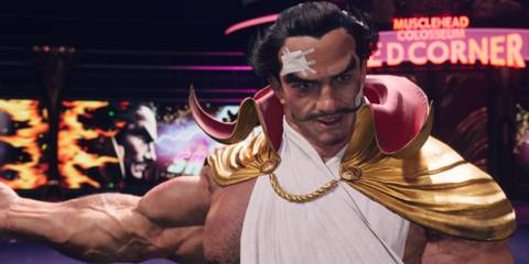 Dio in bandages in the Gold Saucer Colosseum 