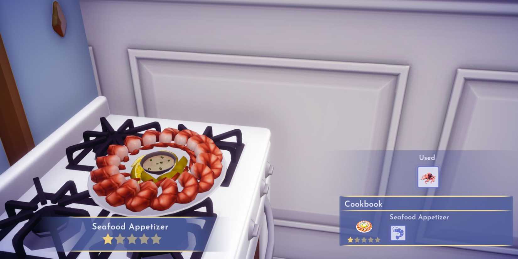 disney dreamlight valley seafood appetizer