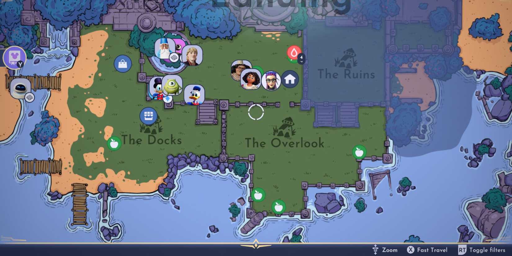 disney dreamlight valley where to find octopus map location