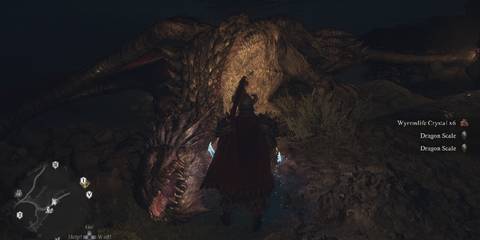 Dragon's Dogma 2 - Claiming Wyrmslife Crystals From Dead Drake