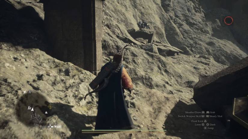 A Dragon's Dogma 2 playing looking for Sunstone