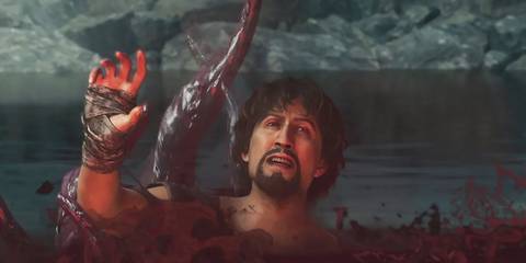 Dragon's Dogma 2 Rook being swallowed by the Brine